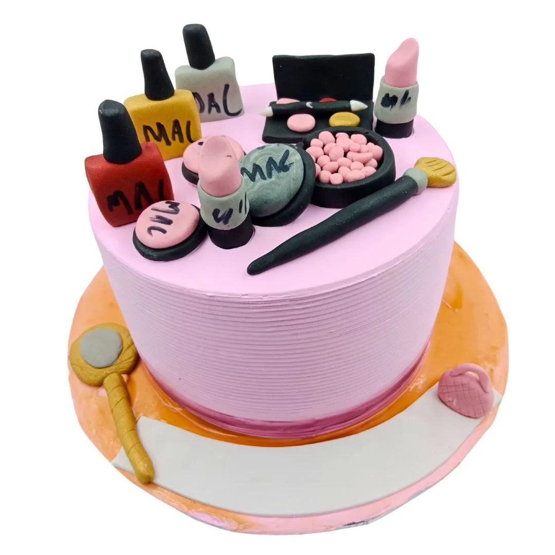 MAC Makeup Theme Cake