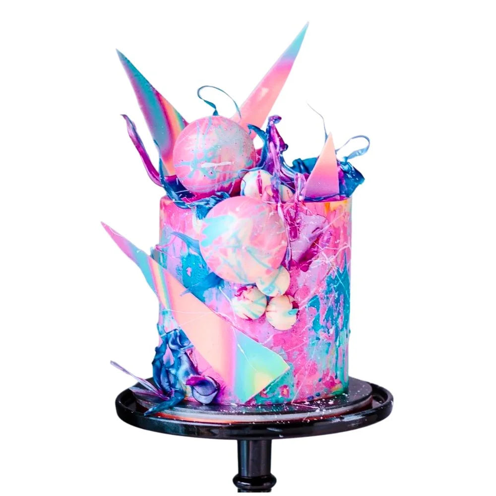 Abstract Trendy Cake