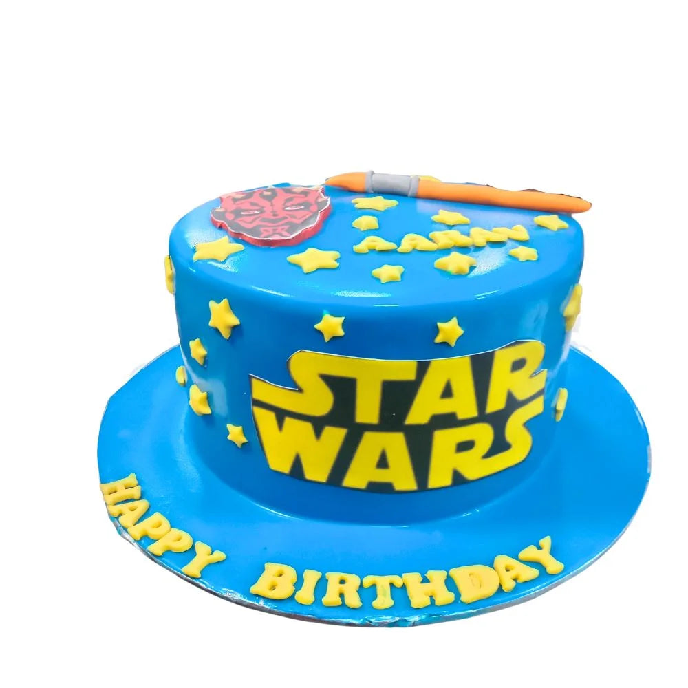 Star Wars Semi Fondant Cake