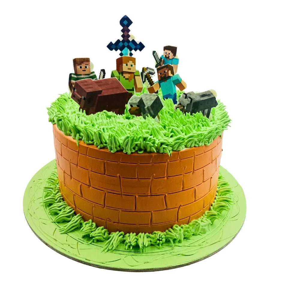 Minecraft Lover Cake