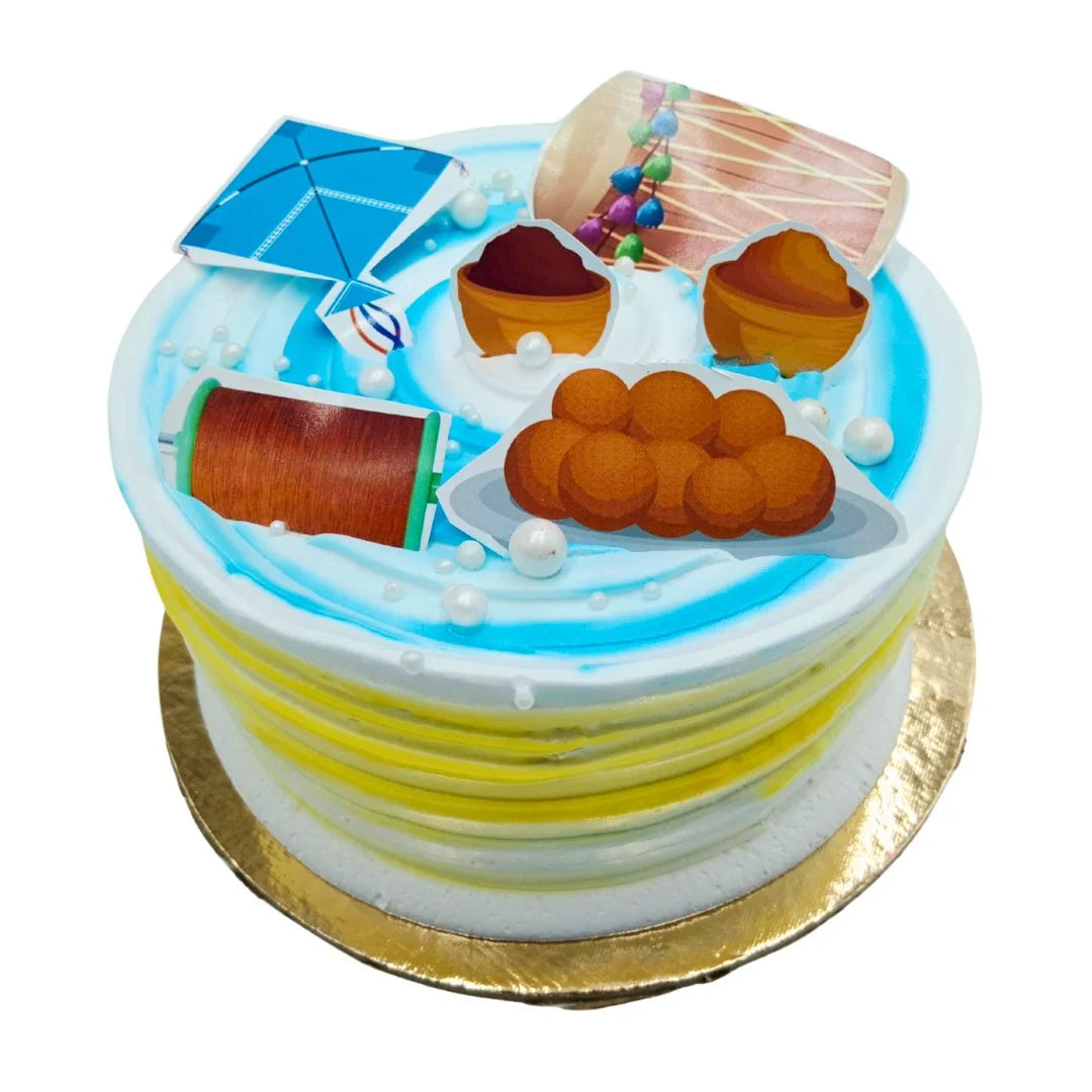 Sky Makarsakranti Cake