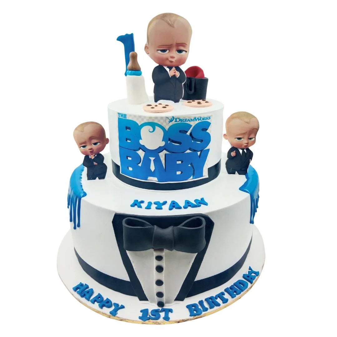 2 Tier Baby Boss Cake