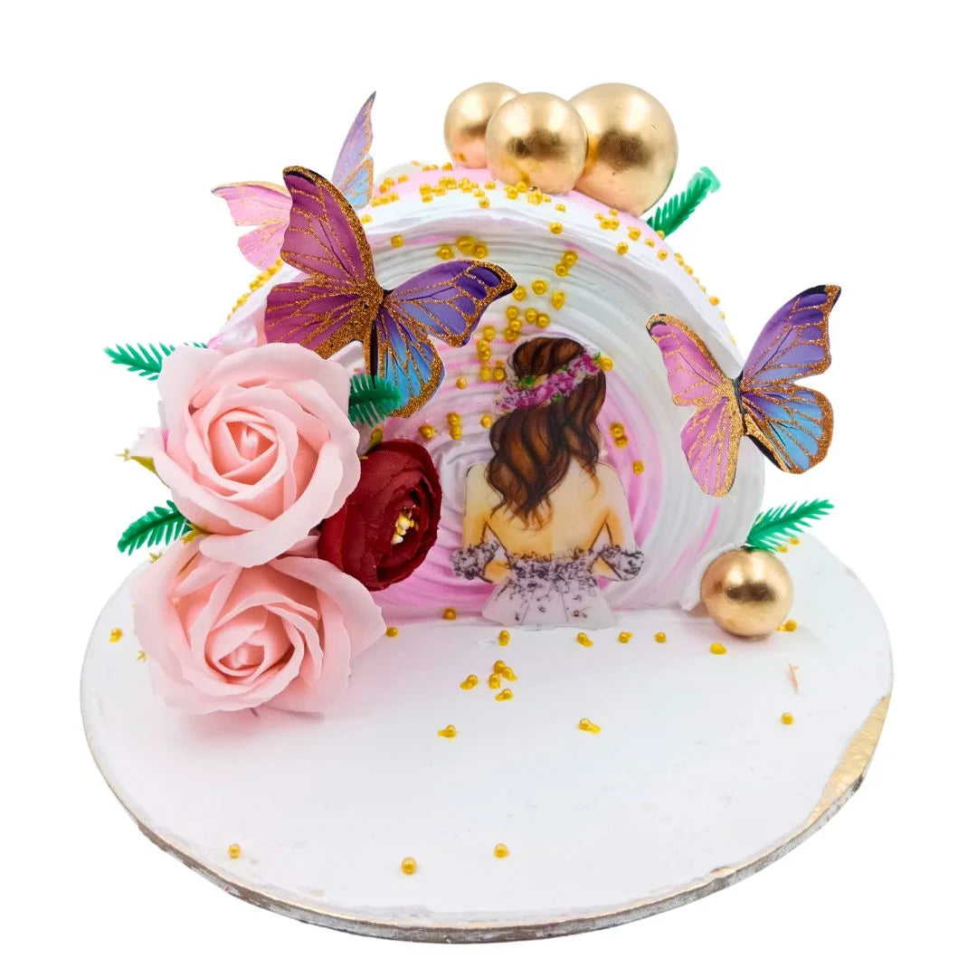 Trending Flower Cake