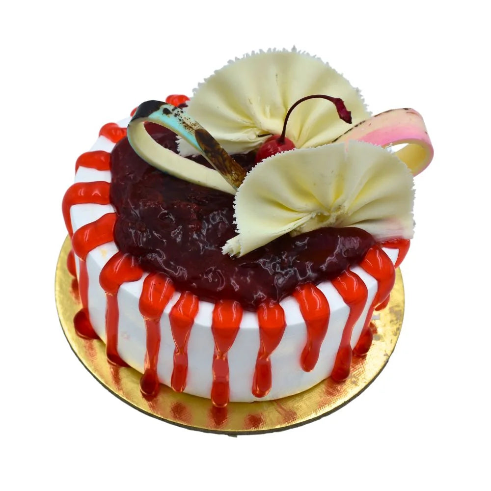 Strawberry Fruit Filling Cake