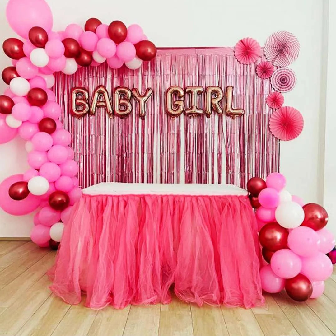 Baby Girl Shower Decoration