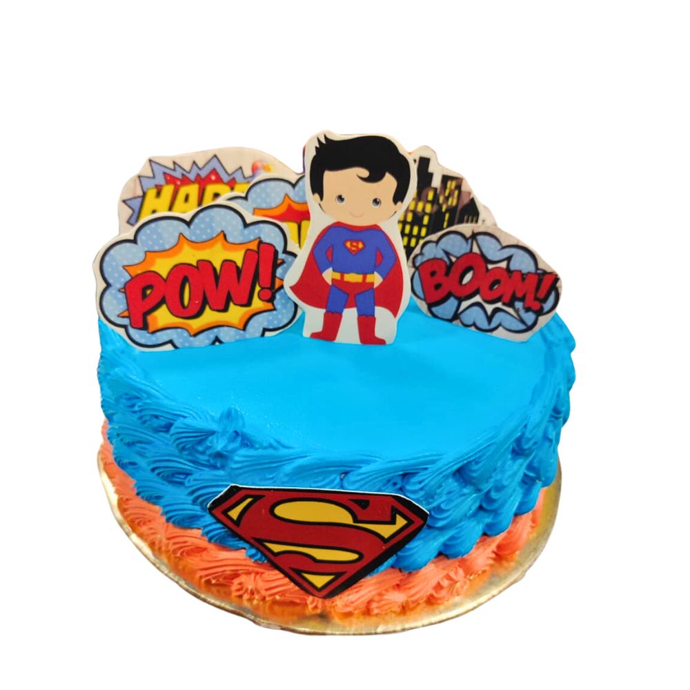 Superman Theme Cake