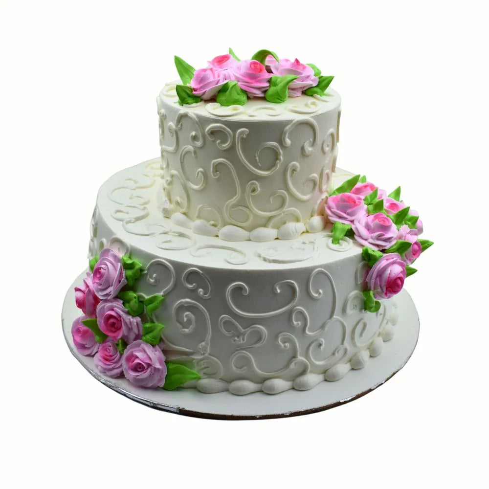 2 Layer Wedding Cake